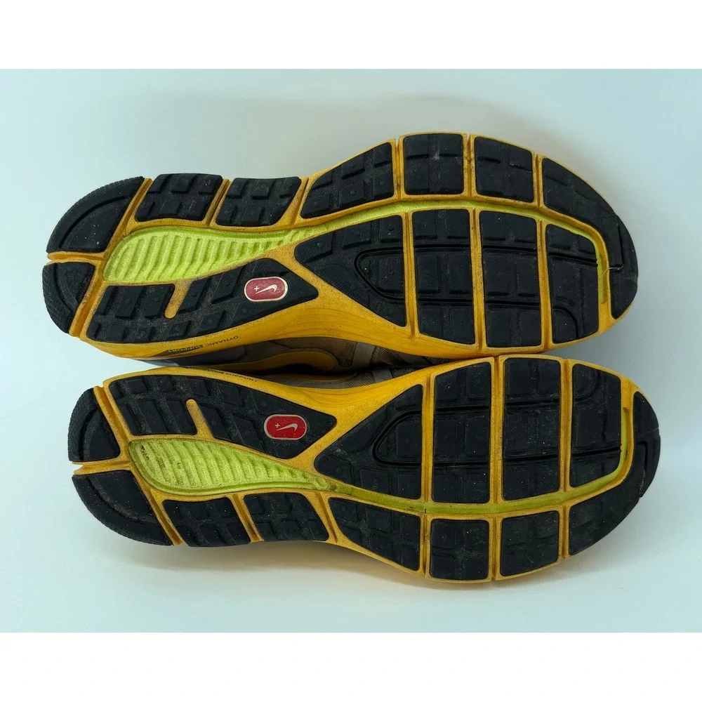 Nike Lunarglide 3 Livestrong Mens Running Shoes Grey Yellow 454514-070‎ Size 9.5